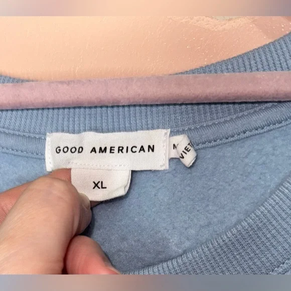 Good American Crystal Embellished Sweatshirt - Picture 2 of 4